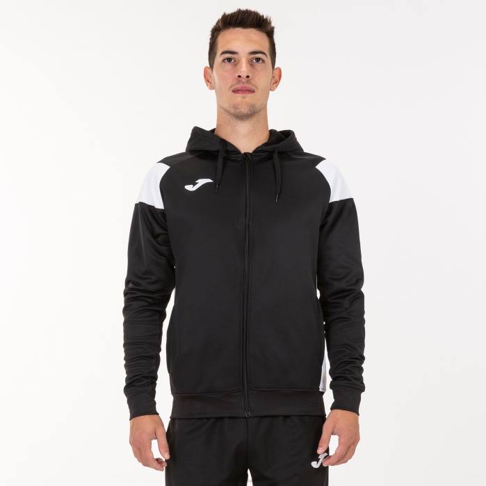 hr Joma jakna s kapuljačom ekipa iii crno bijeli 6FVN4346 muškarci