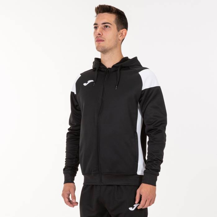 hr Joma jakna s kapuljačom ekipa iii crno bijeli 6FVN4346 muškarci