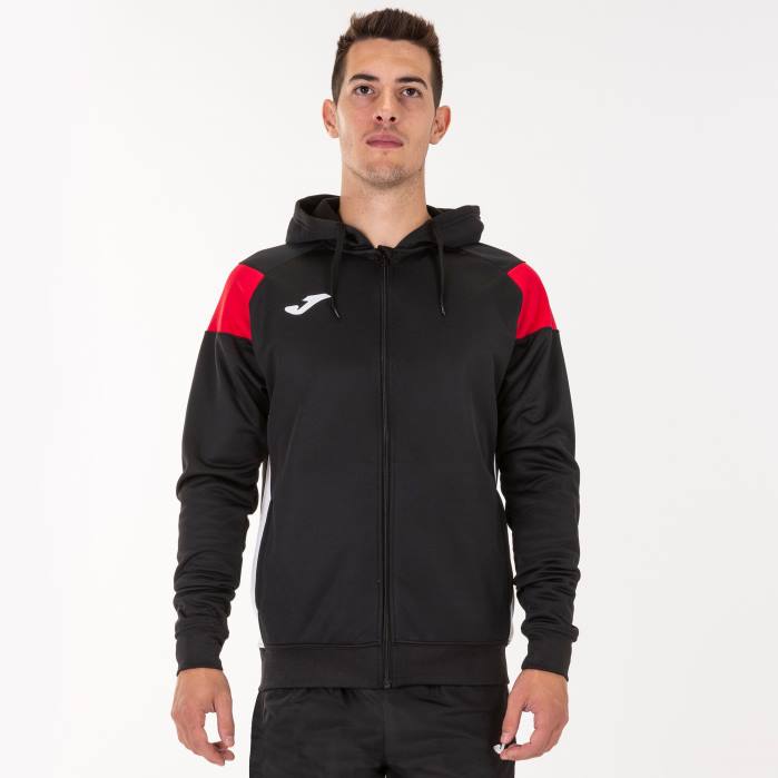 hr Joma jakna s kapuljačom ekipa iii crno crveno bijelo 6FVN304 muškarci