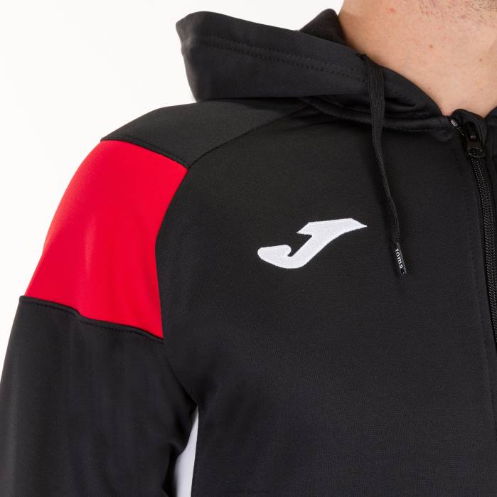 hr Joma jakna s kapuljačom ekipa iii crno crveno bijelo 6FVN304 muškarci