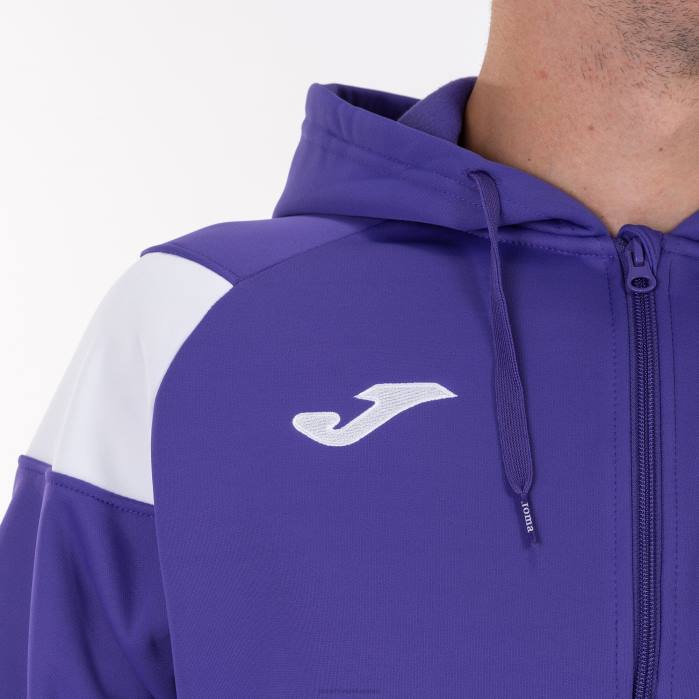 hr Joma jakna s kapuljačom ekipa iii ljubičasta bijela 6FVN4386 muškarci