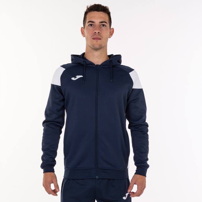 hr Joma jakna s kapuljačom ekipa iii tamnoplava bijela 6FVN3388 muškarci