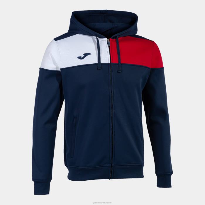 hr Joma jakna s kapuljačom ekipa v tamnoplava crvena bijela 6FVN1358 muškarci