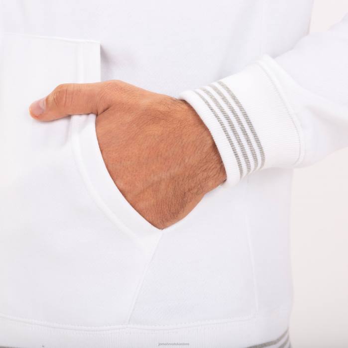 hr Joma jakna s kapuljačom kampus iii bijela 6FVN3137 muškarci