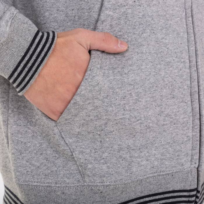 hr Joma jakna s kapuljačom kampus iii melange siva 6FVN2852 muškarci