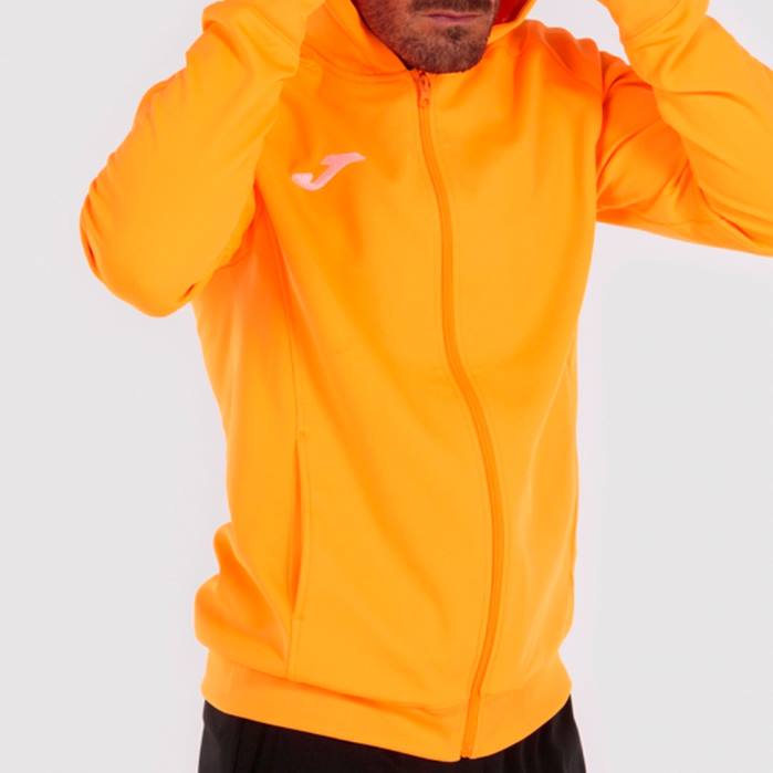 hr Joma jakna s kapuljačom menfis fluorescentno narančasta 6FVN3219 muškarci