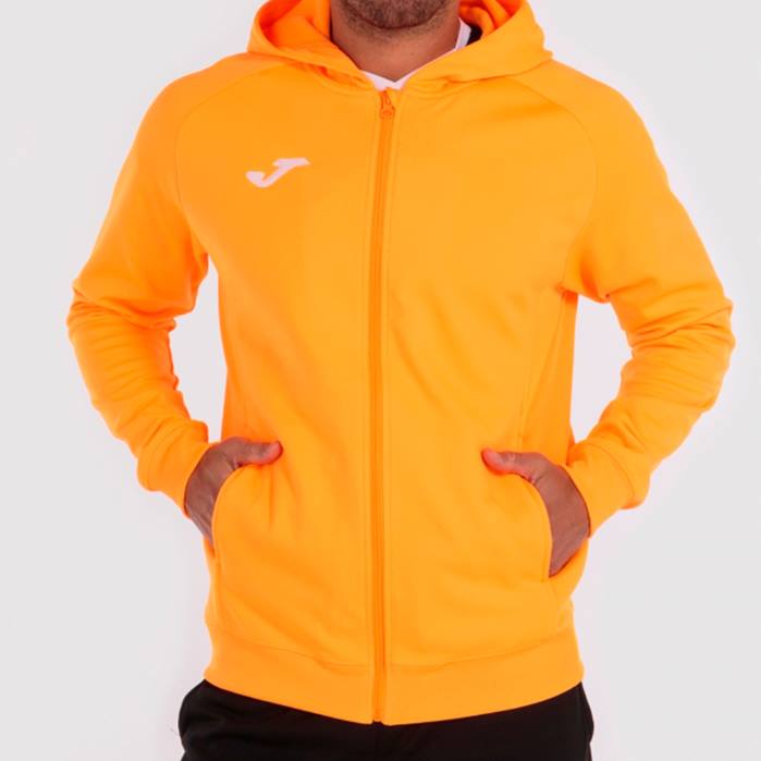 hr Joma jakna s kapuljačom menfis fluorescentno narančasta 6FVN3219 muškarci