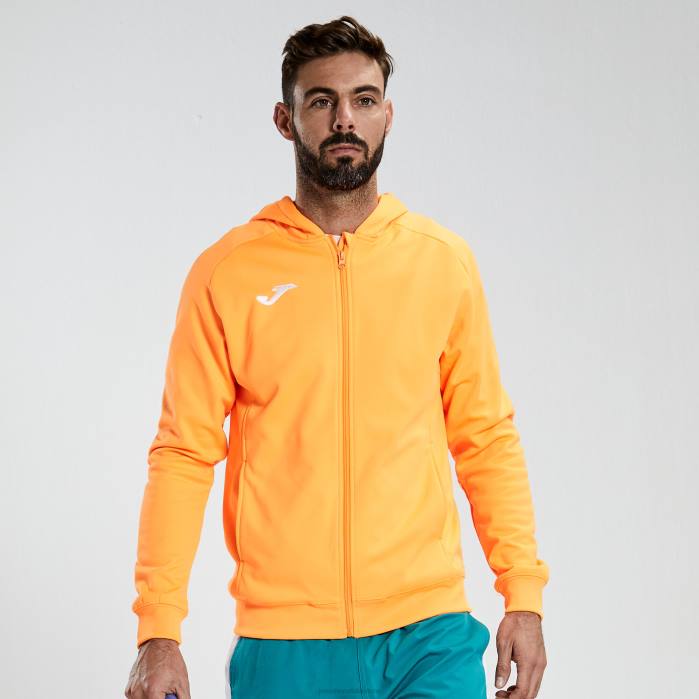 hr Joma jakna s kapuljačom menfis fluorescentno narančasta 6FVN3219 muškarci