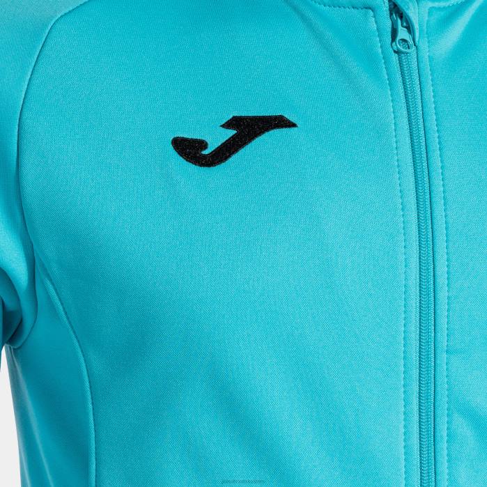 hr Joma jakna s kapuljačom menfis fluorescentno tirkizno 6FVN844 muškarci