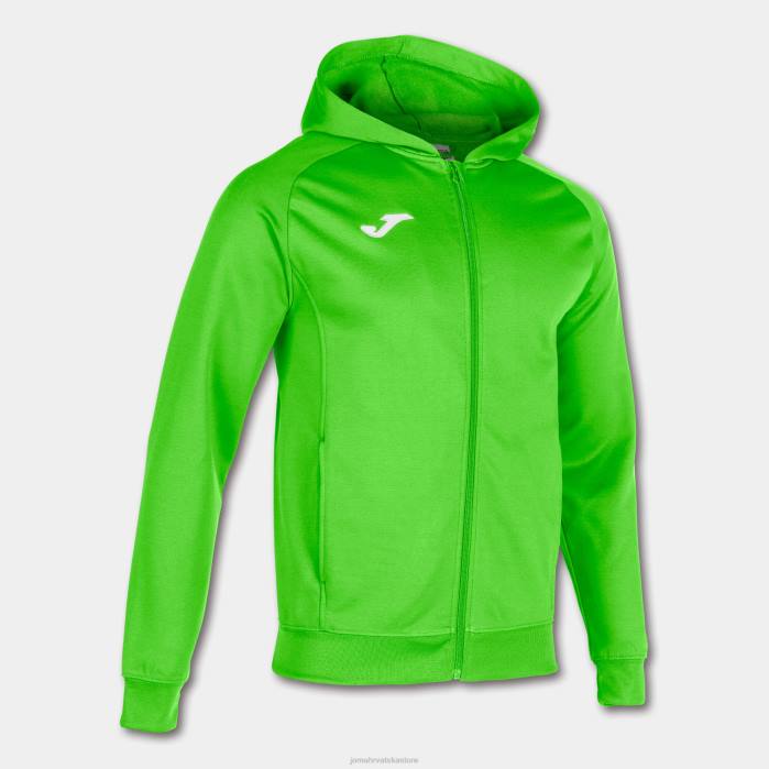 hr Joma jakna s kapuljačom menfis fluorescentno zelena 6FVN2992 muškarci
