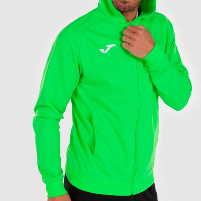 hr Joma jakna s kapuljačom menfis fluorescentno zelena 6FVN2992 muškarci