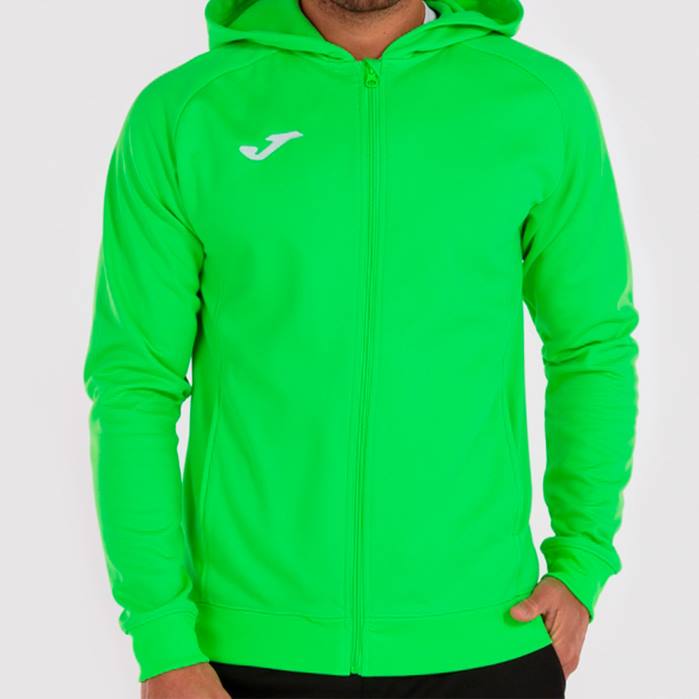 hr Joma jakna s kapuljačom menfis fluorescentno zelena 6FVN2992 muškarci