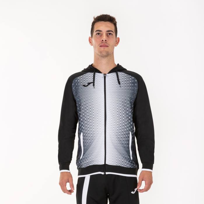 hr Joma jakna s kapuljačom supernova crno bijeli 6FVN1287 muškarci