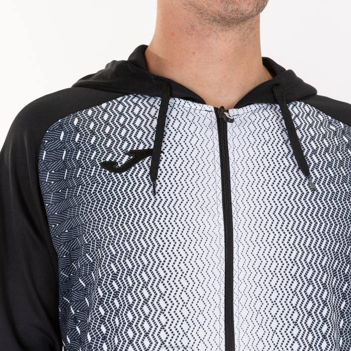 hr Joma jakna s kapuljačom supernova crno bijeli 6FVN1287 muškarci