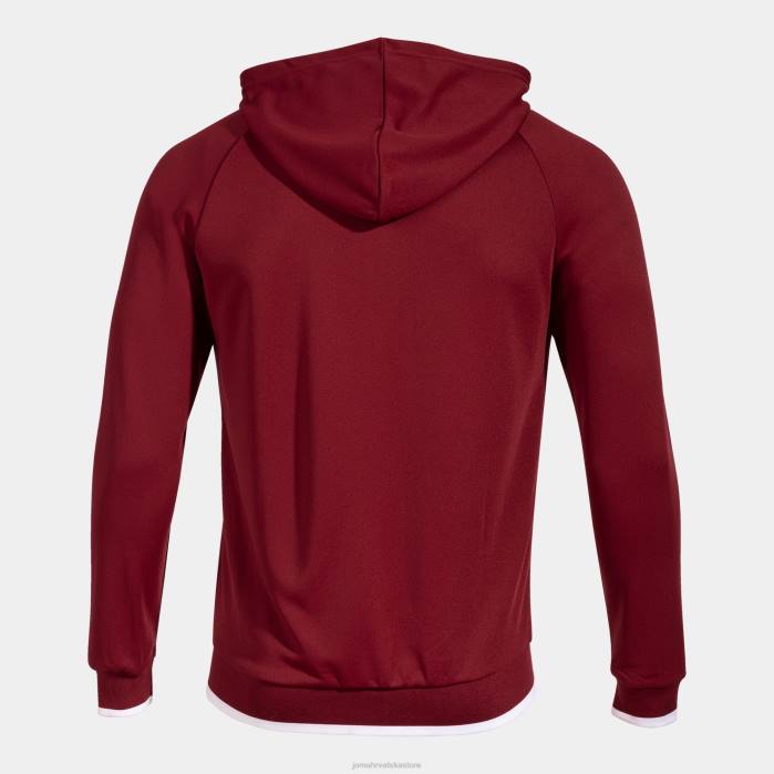 hr Joma jakna s kapuljačom supernova ii bordo bijela 6FVN2874 muškarci