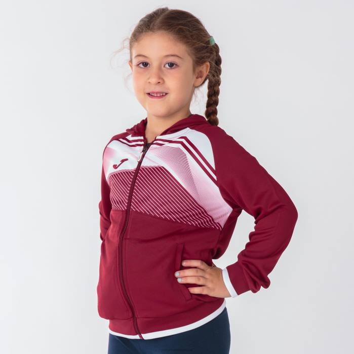 hr Joma jakna s kapuljačom supernova ii bordo bijela 6FVN2874 muškarci