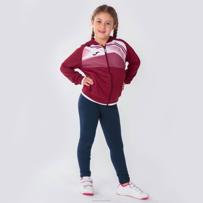 hr Joma jakna s kapuljačom supernova ii bordo bijela 6FVN2874 muškarci