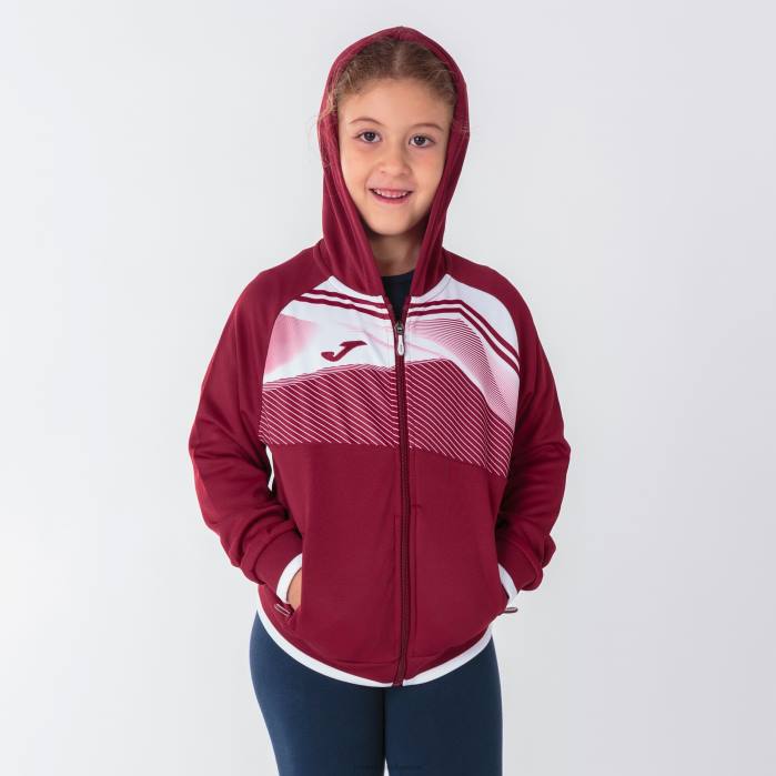 hr Joma jakna s kapuljačom supernova ii bordo bijela 6FVN2874 muškarci