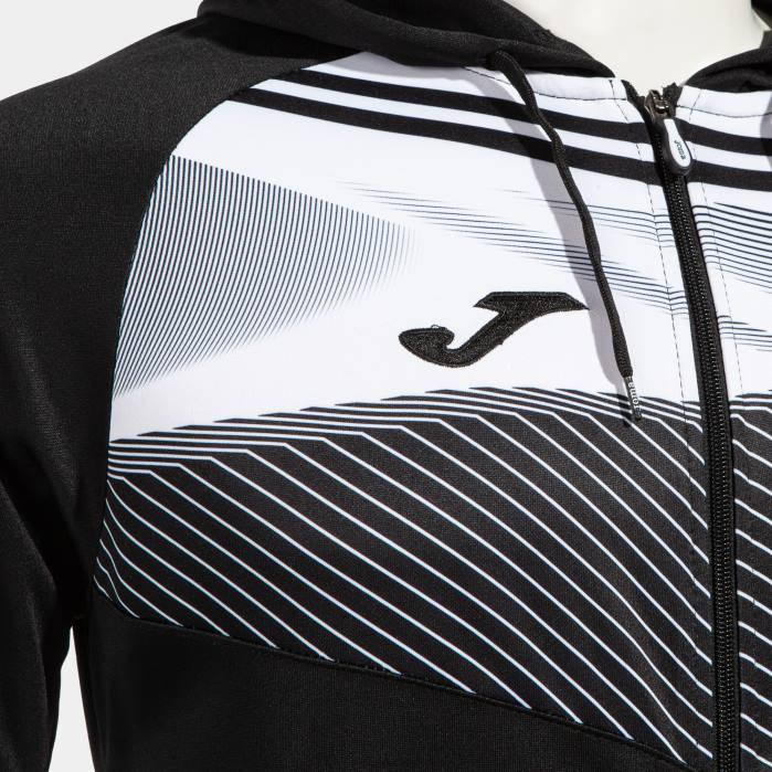 hr Joma jakna s kapuljačom supernova ii crno bijeli 6FVN4406 muškarci