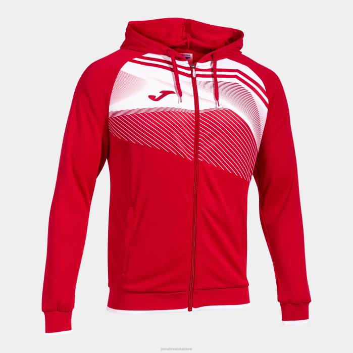 hr Joma jakna s kapuljačom supernova ii crveno bijelo 6FVN3165 muškarci