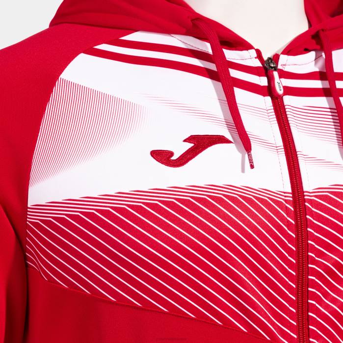 hr Joma jakna s kapuljačom supernova ii crveno bijelo 6FVN3165 muškarci