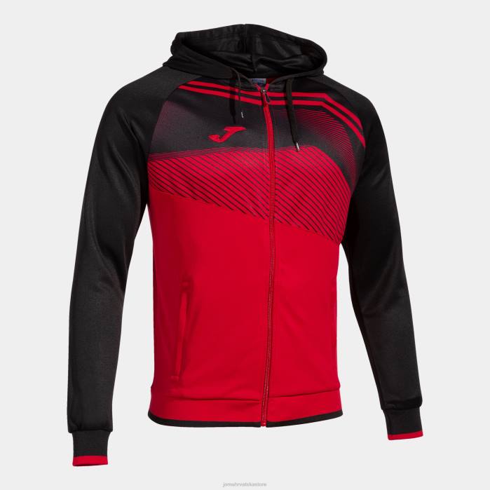 hr Joma jakna s kapuljačom supernova ii crveno-crno 6FVN3414 muškarci