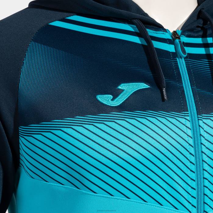 hr Joma jakna s kapuljačom supernova ii fluorescentno tirkizno tamnoplava 6FVN3428 muškarci
