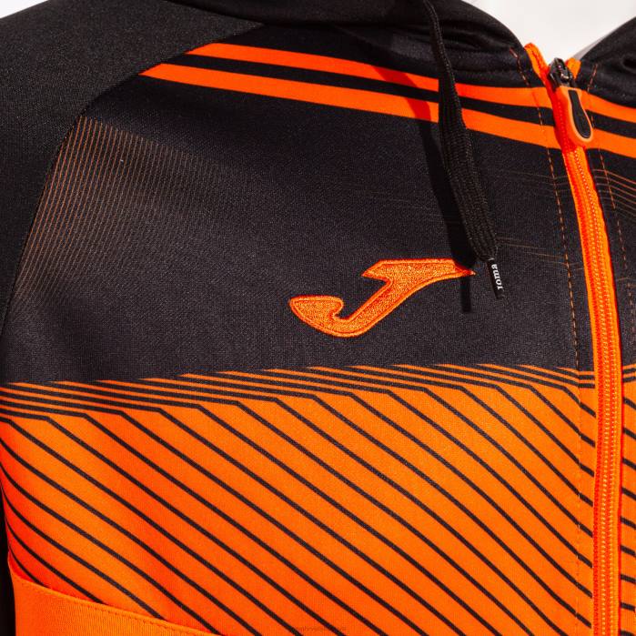 hr Joma jakna s kapuljačom supernova ii narančasta crna 6FVN2875 muškarci
