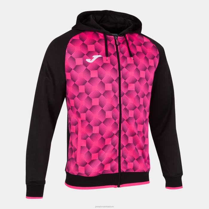 hr Joma jakna s kapuljačom supernova iii crna fluorescentno roza 6FVN477 muškarci
