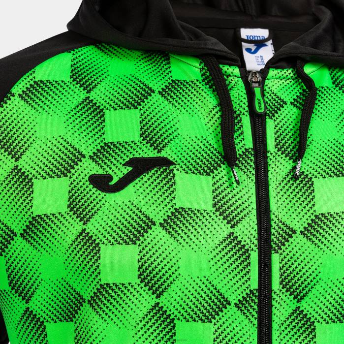 hr Joma jakna s kapuljačom supernova iii crna fluorescentno zelena 6FVN473 muškarci