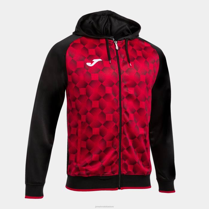 hr Joma jakna s kapuljačom supernova iii crno crvena 6FVN3567 muškarci