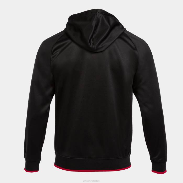 hr Joma jakna s kapuljačom supernova iii crno crvena 6FVN3567 muškarci