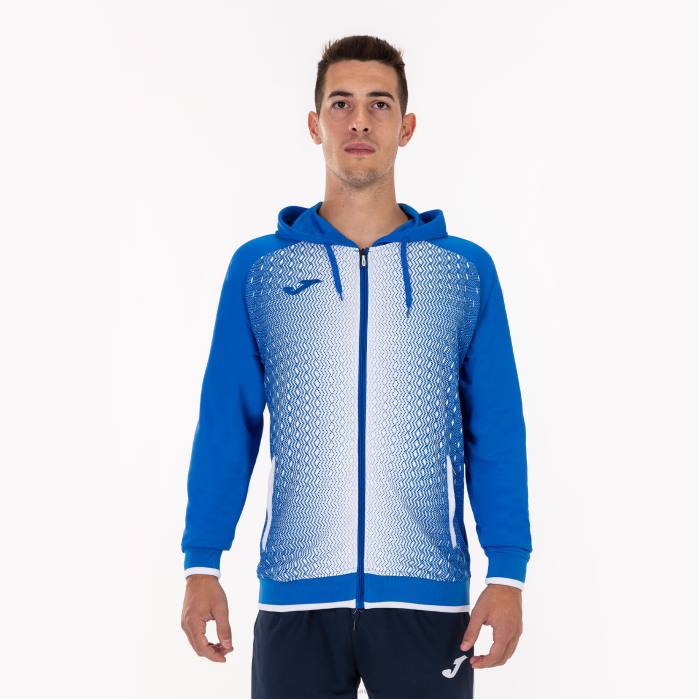 hr Joma jakna s kapuljačom supernova kraljevsko plava bijela 6FVN3128 muškarci