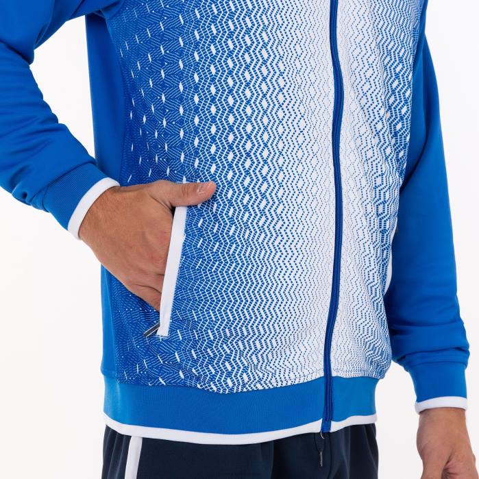 hr Joma jakna s kapuljačom supernova kraljevsko plava bijela 6FVN3128 muškarci