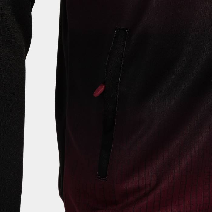 hr Joma jakna s kapuljačom tigar v crna bordo 6FVN217 muškarci