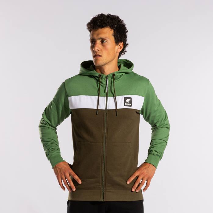 hr Joma jakna s kapuljačom urban street kaki 6FVN4727 muškarci