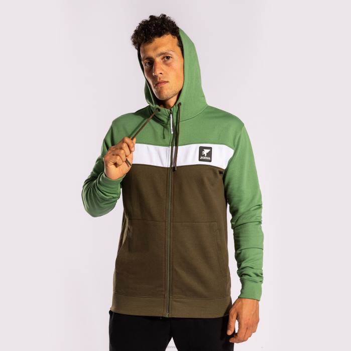 hr Joma jakna s kapuljačom urban street kaki 6FVN4727 muškarci