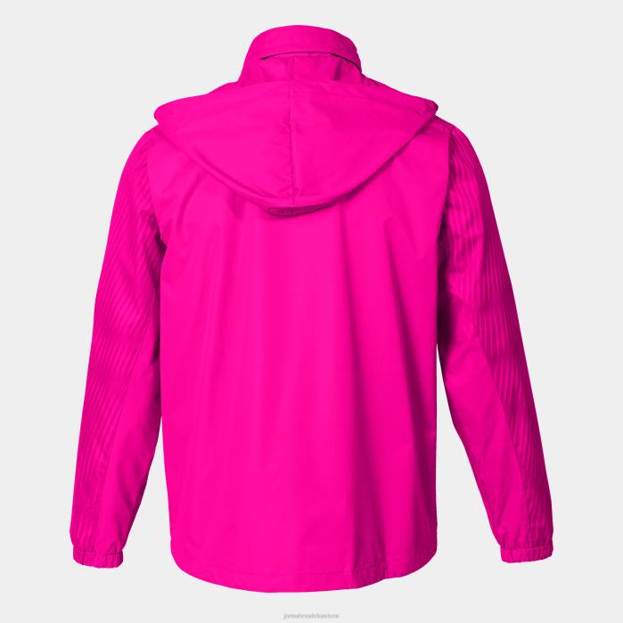 hr Joma kišna jakna montreal fluorescentno ružičasta 6FVN947 muškarci