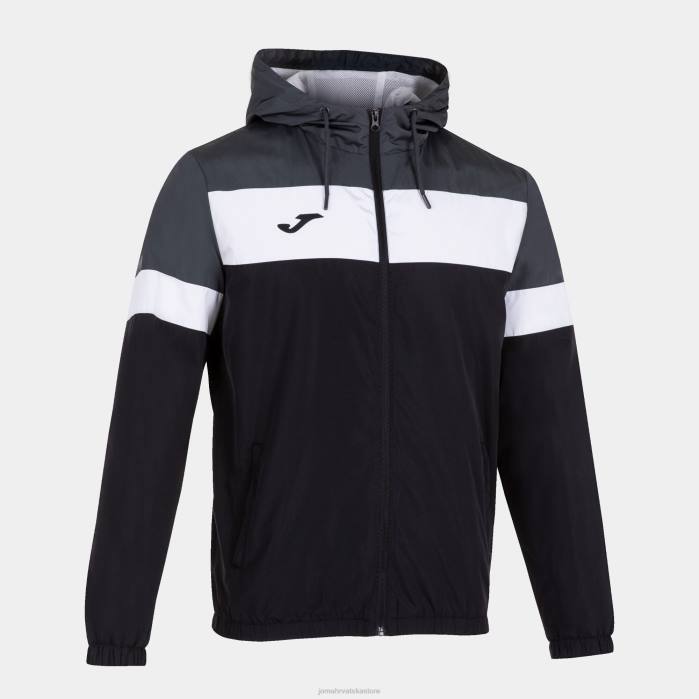 hr Joma kišna jakna posada iv crno tamno sivo 6FVN271 muškarci