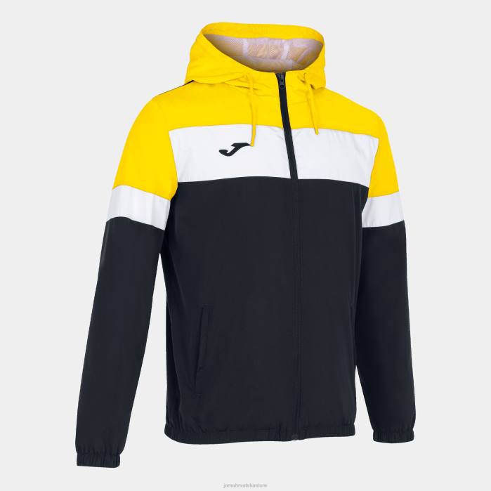 hr Joma kišna jakna posada iv crno žuta 6FVN280 muškarci