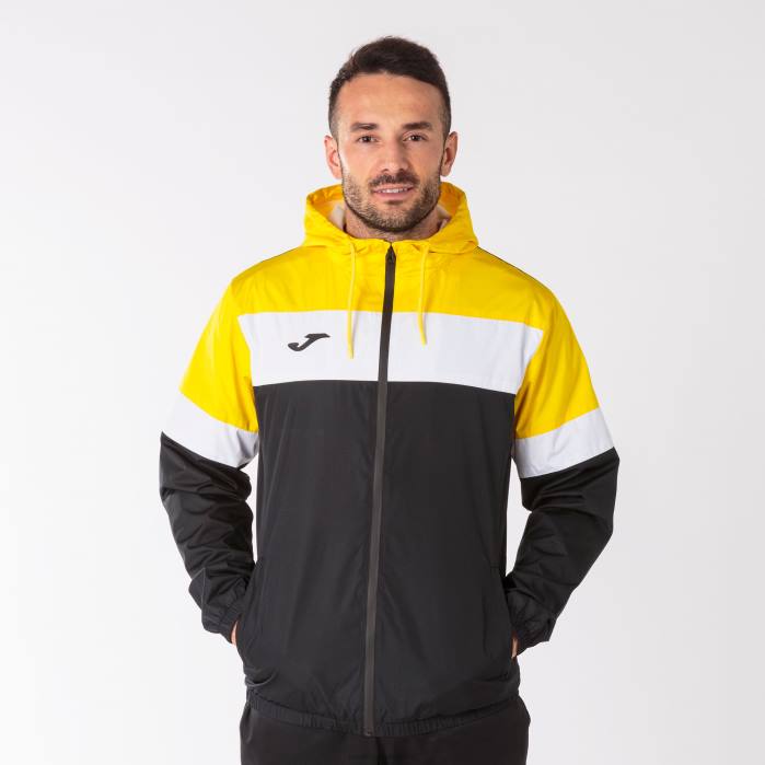 hr Joma kišna jakna posada iv crno žuta 6FVN280 muškarci