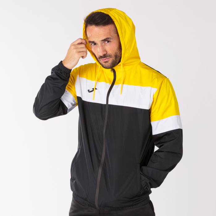 hr Joma kišna jakna posada iv crno žuta 6FVN280 muškarci