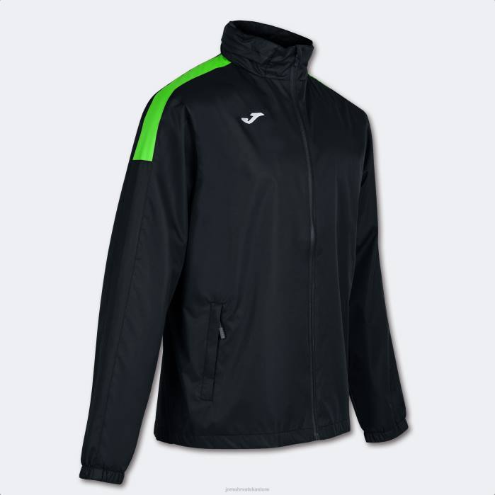 hr Joma kišna jakna trivor crna fluorescentno zelena 6FVN3566 muškarci
