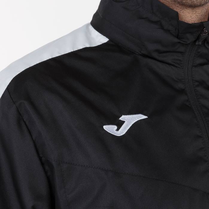 hr Joma prvenstvo u kišnim jaknama iv crno bijeli 6FVN1082 muškarci