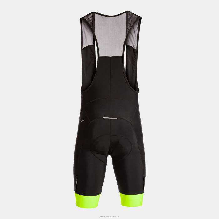 hr Joma biciklističke hlače crono crno fluorescentno žuto 6FVN790 muškarci