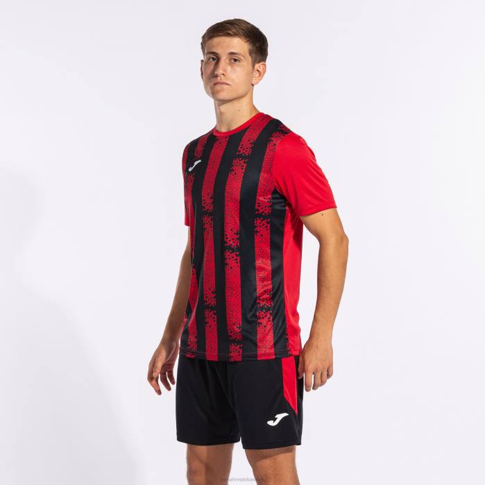 hr Joma kratke hlače glasgow crno crvena 6FVN4641 muškarci