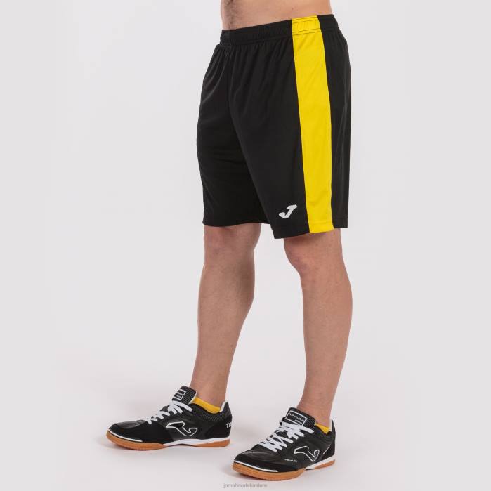 hr Joma kratke hlače maxi crno žuta 6FVN4150 muškarci