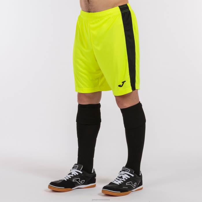 hr Joma kratke hlače maxi fluorescentno žuto crna 6FVN3364 muškarci
