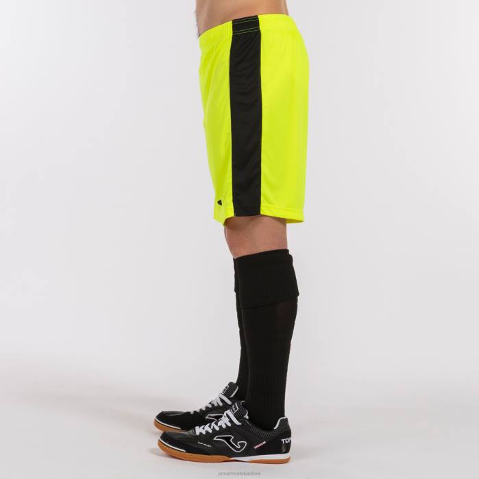 hr Joma kratke hlače maxi fluorescentno žuto crna 6FVN3364 muškarci