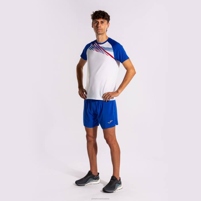 hr Joma košulja kratki rukav elite x bijela kraljevsko plava 6FVN639 muškarci
